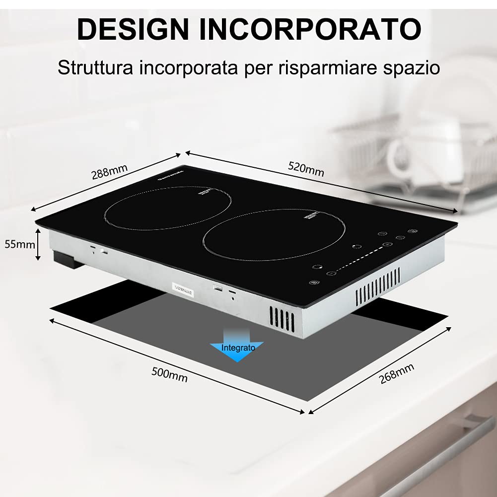 DESIGNINCORPORATO Struttura incorporata per risparmiare spazio | Thermomate