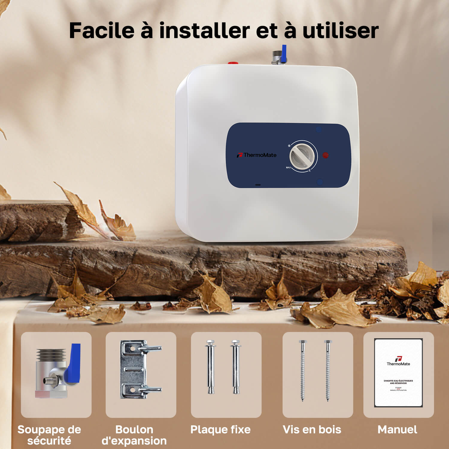 Facile à installer et à utiliser