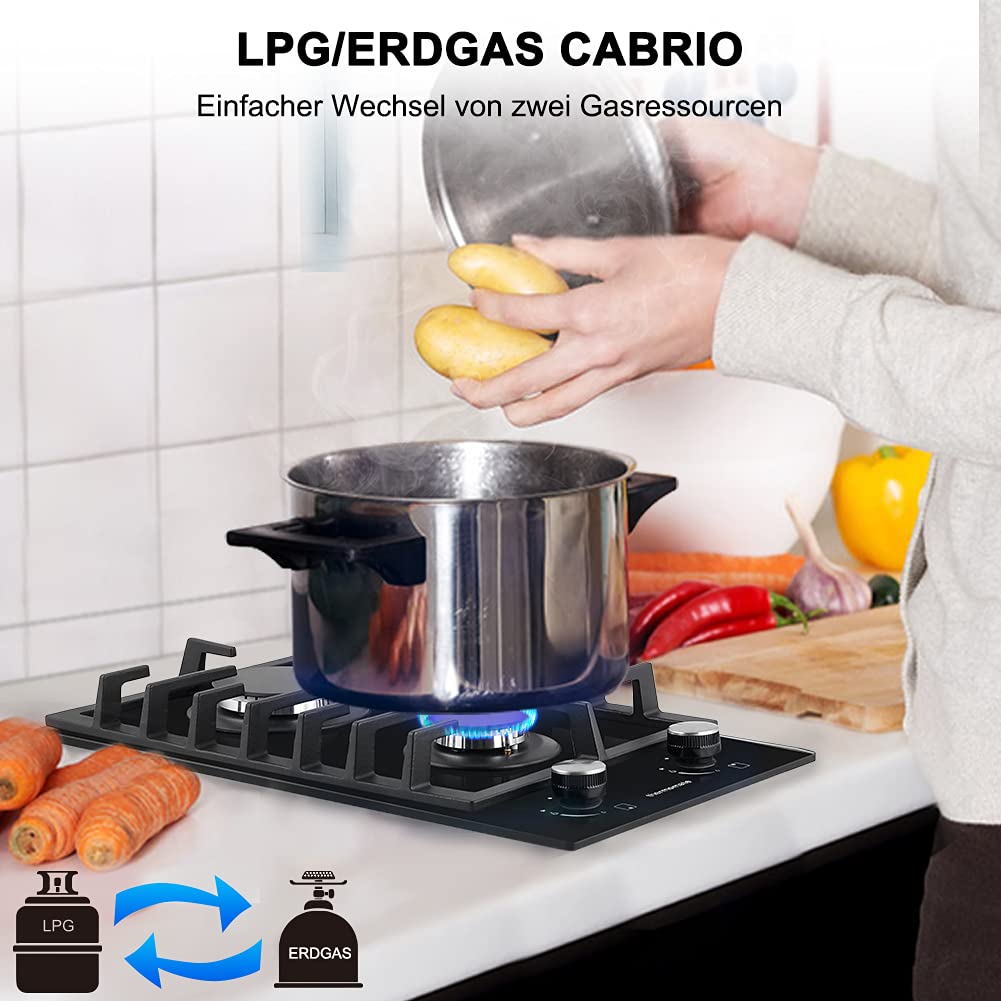 LPG/ERDGAS CABRIO Einfacher Wechsel von zwei Gasressourcen | Thermomate