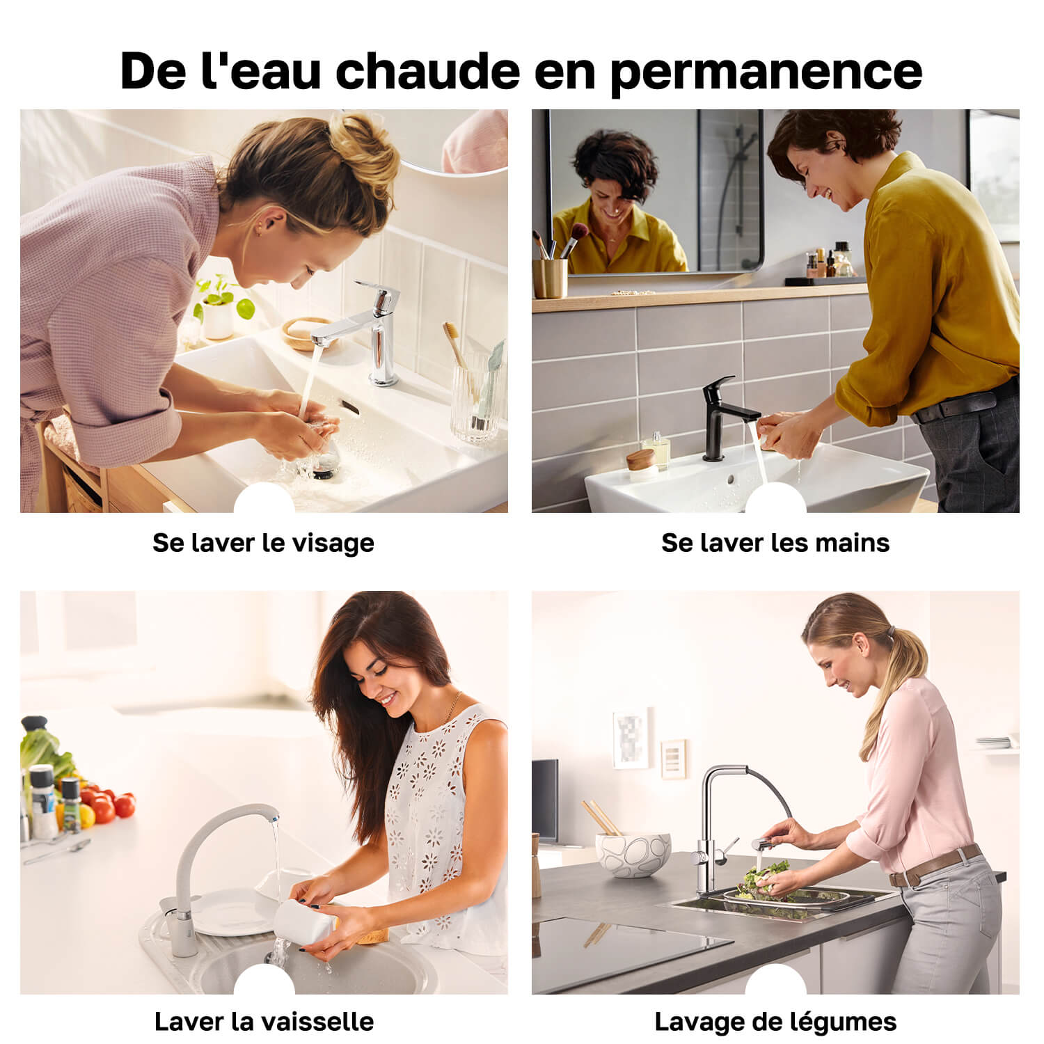 De l'eau chaude en permanence