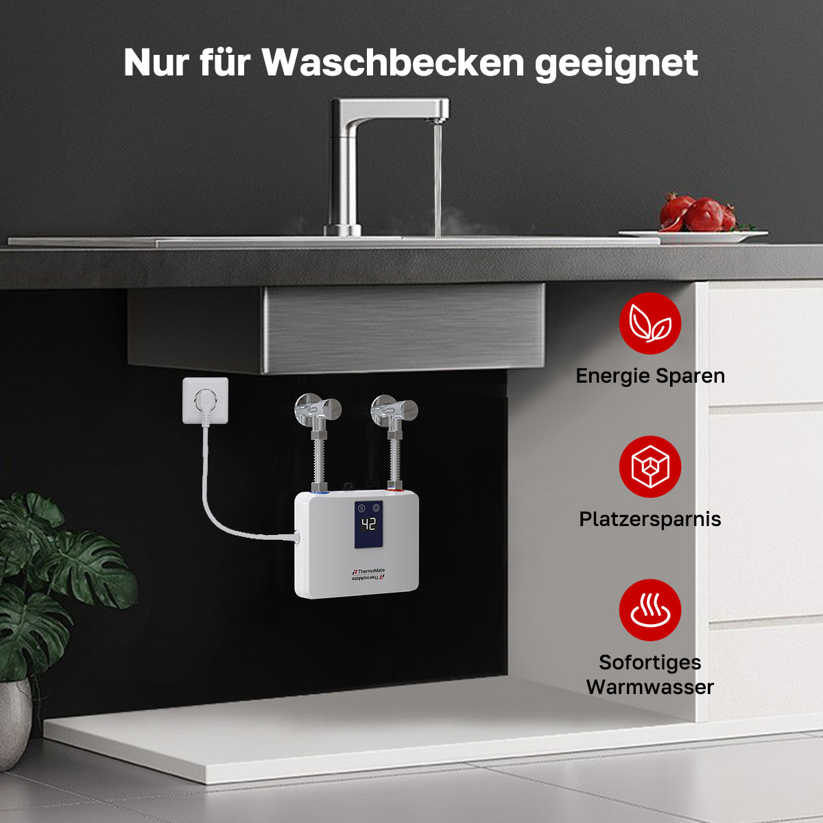 Nur für Waschbecken geeignet
