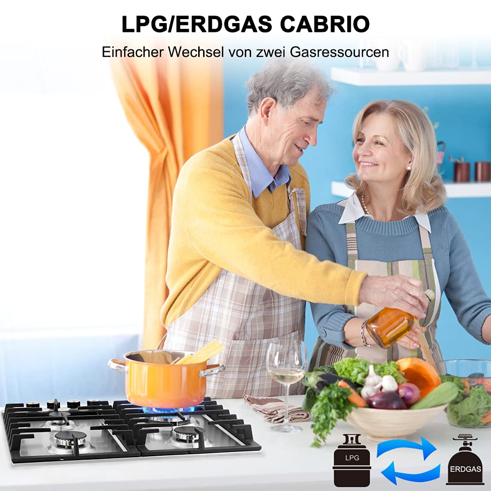 LPG/ERDGAS CABRIO Einfacher Wechsel von zwei Gasressourcen | Thermomate