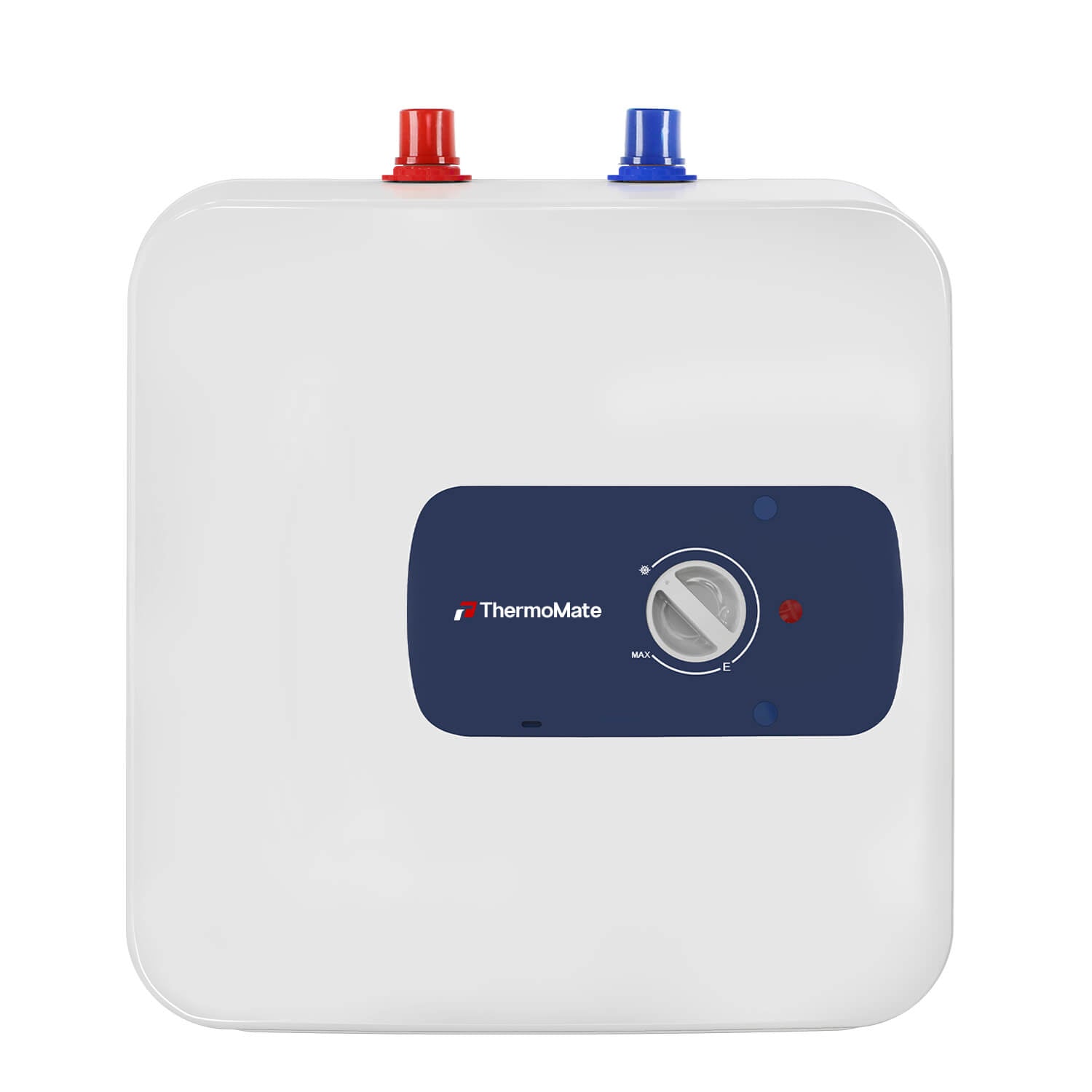 ThermoMate ES30DE 30 Liter druckfester Untertischboiler mit Temperaturregler und Warm- und Kaltwasseranschluss